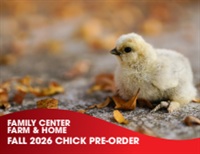 Fall Chick Days Pre-Booking 2026