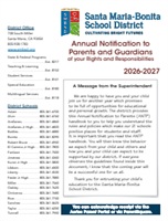 Annual Notification to Parents / Guardians