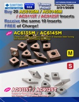 Turning Promo for AC6100M & AC9100T | Sumitomo Electric Carbide, Inc